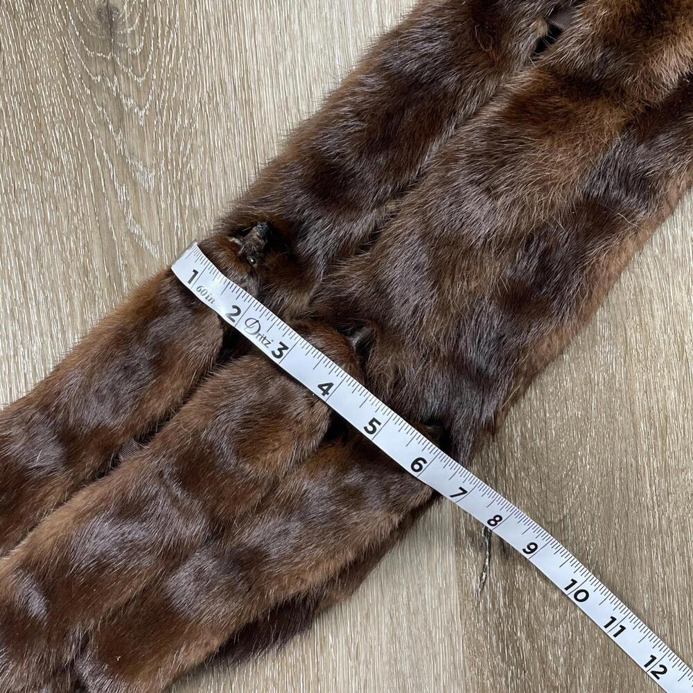 Stunning Vintage Japanese Ginza Furs Real Sable Full Size Scarf Stole EUC! - Picture 9 of 9
